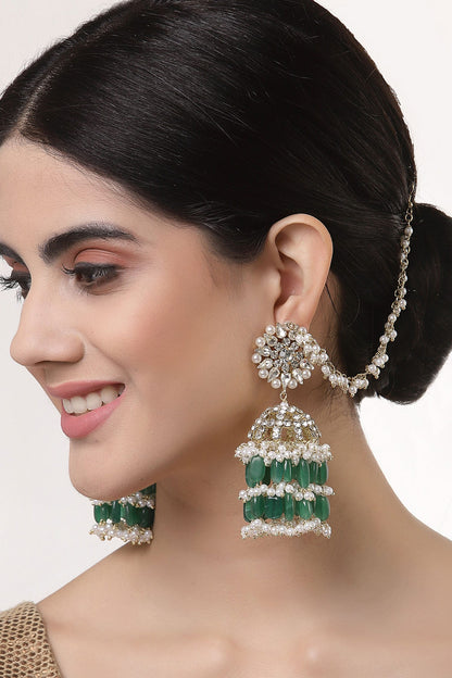 Floret Bloom Chandelier Jhumkas 