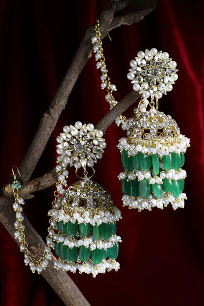 Floret Bloom Chandelier Jhumkas 