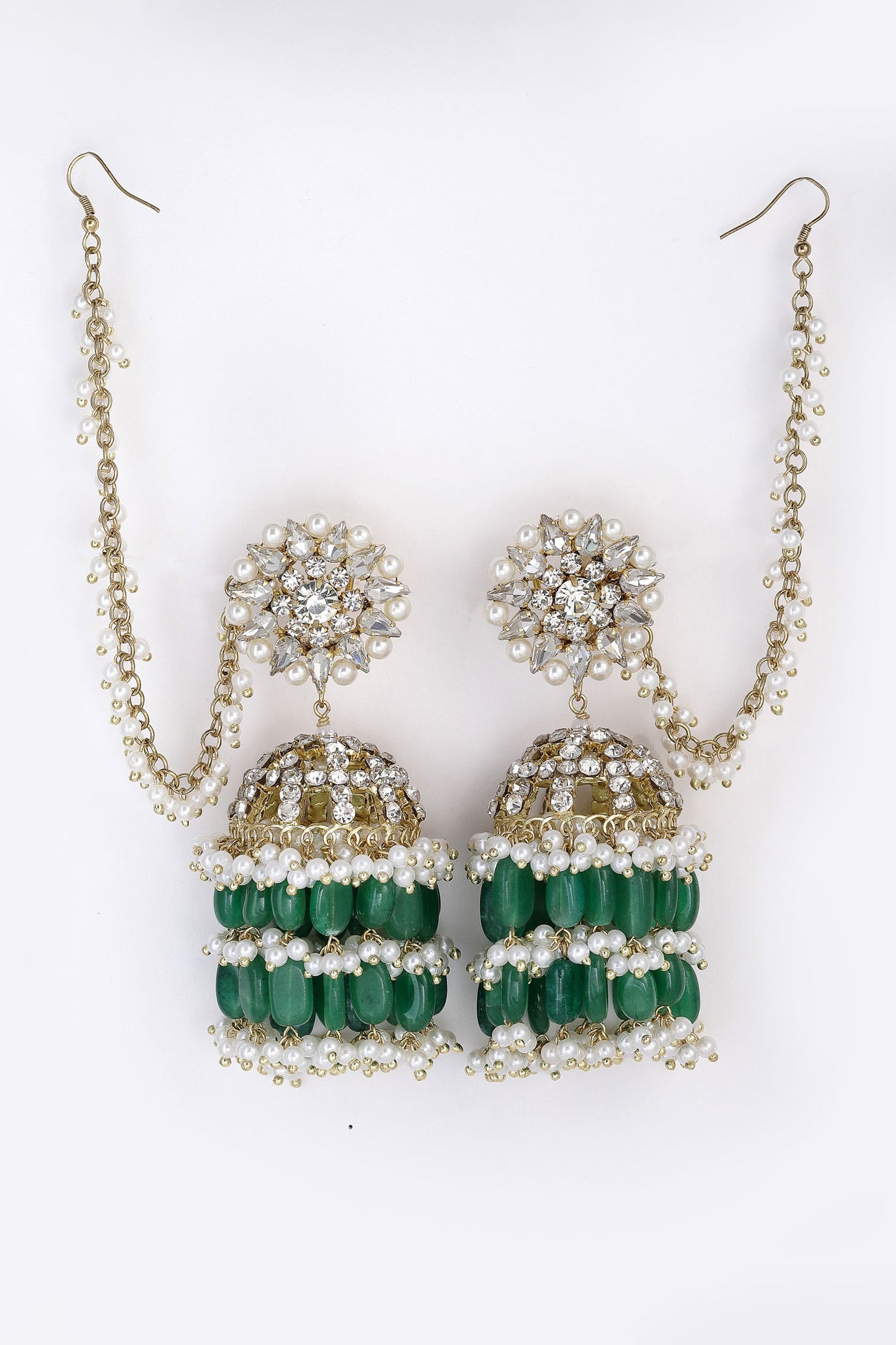 Floret Bloom Chandelier Jhumkas 