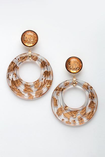 Brienna Resin Hoop Danglers 