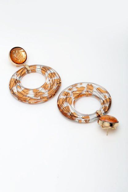 Brienna Resin Hoop Danglers 