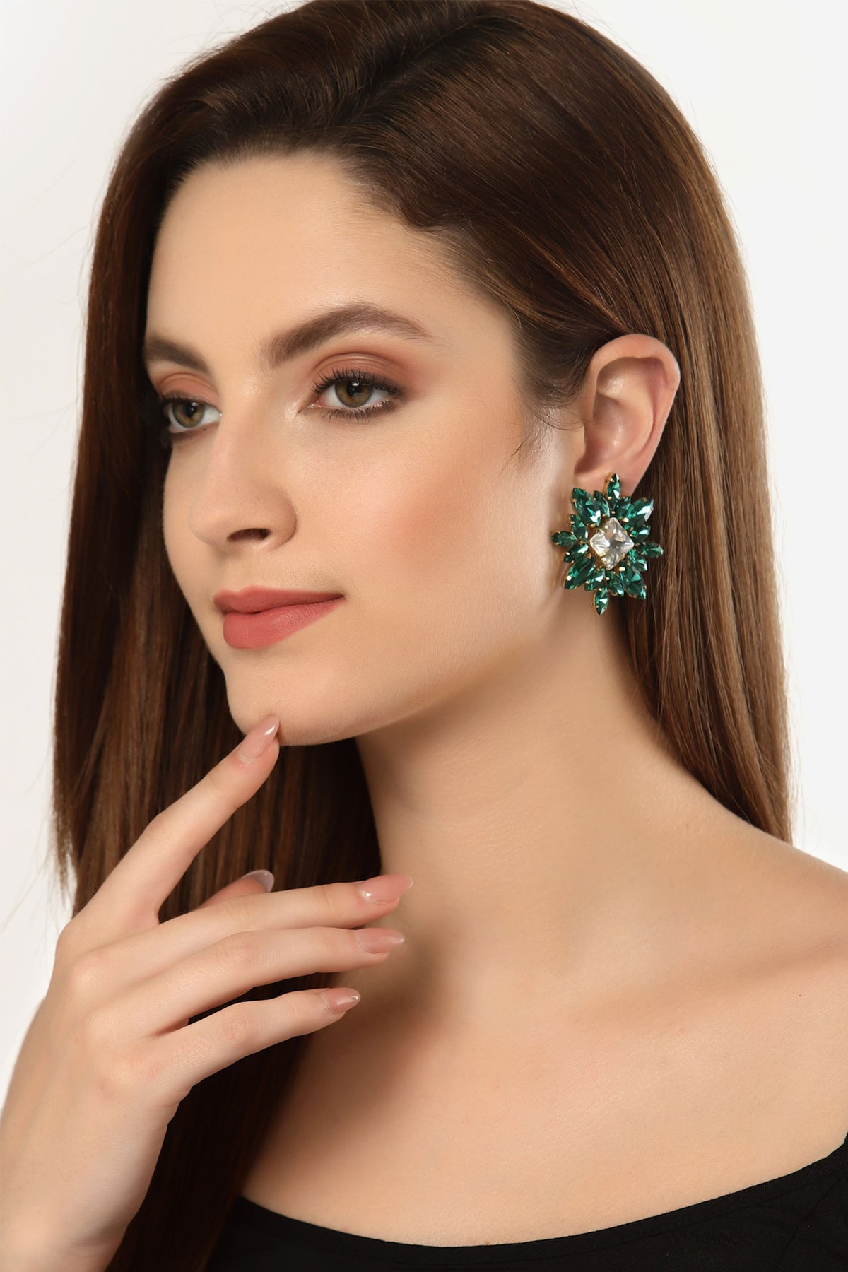 Starburst Crystal Studs 