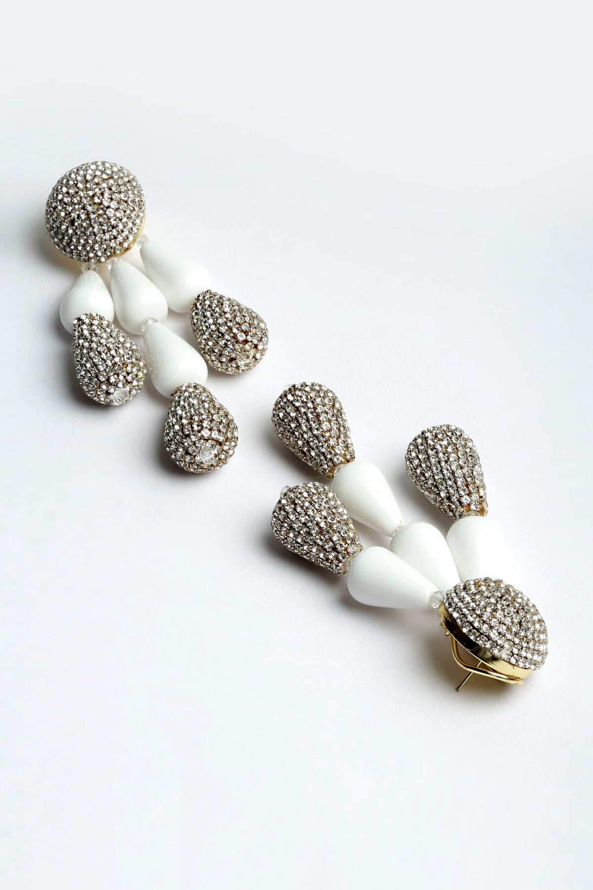 Tahiti Resin Bead & Crystal Embellished Danglers 