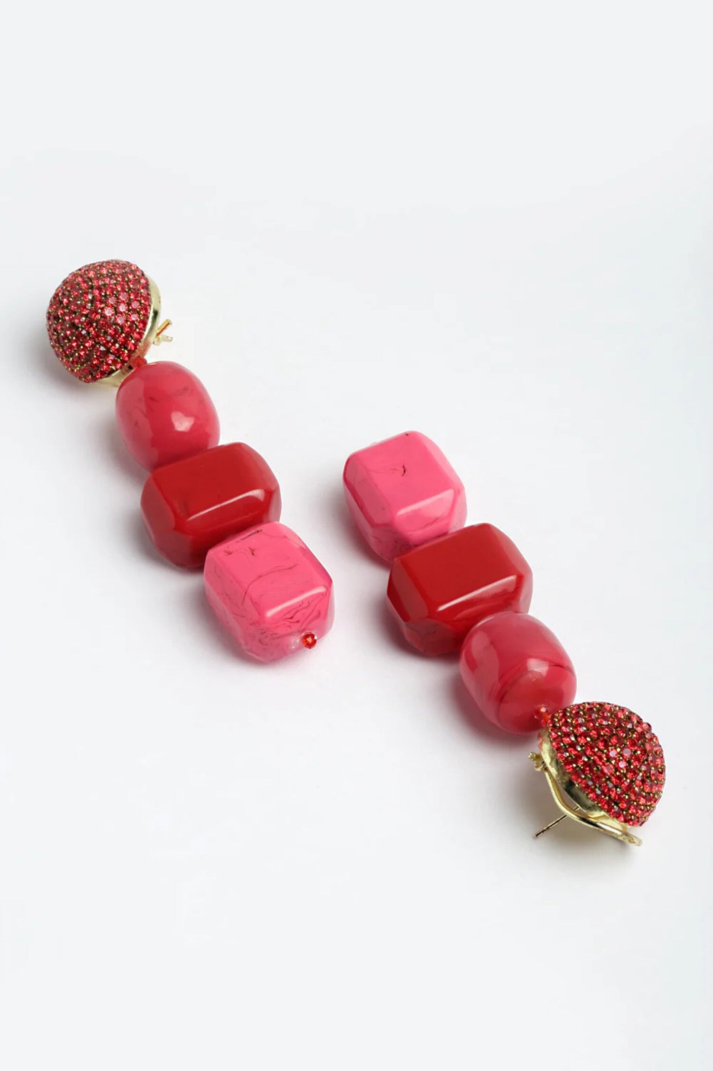 Sahara Quad Resin Drop Embellished Danglers 