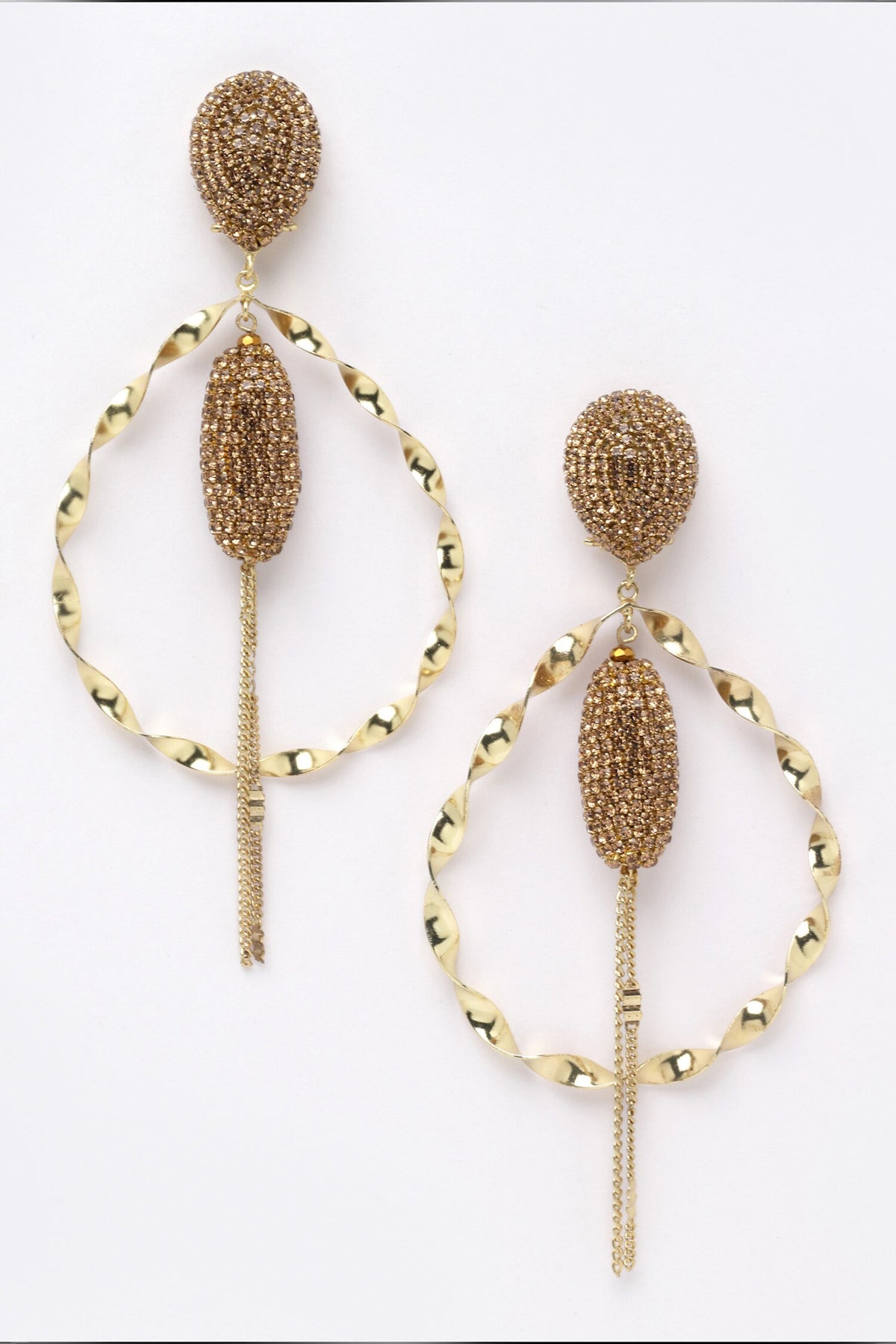 Twin Infinity Twirl Danglers 