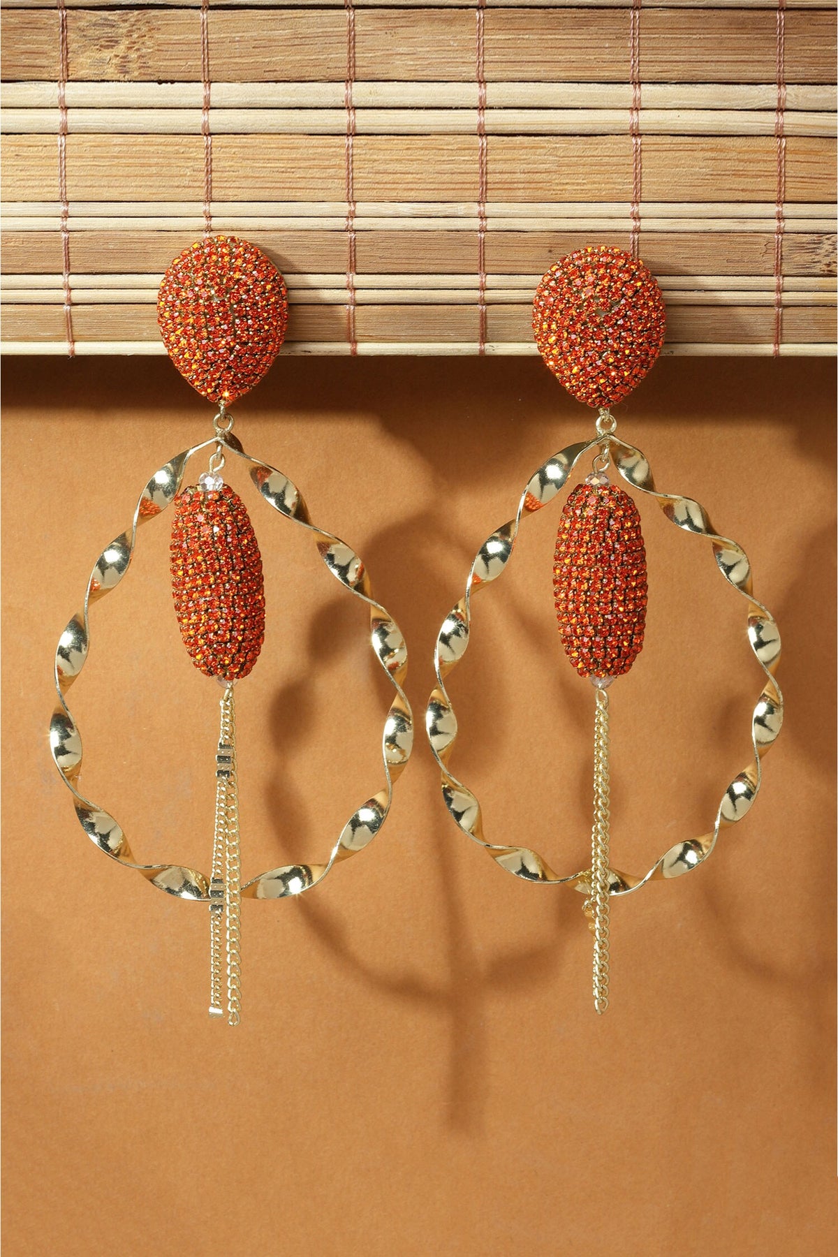 Twin Infinity Swirl Danglers 