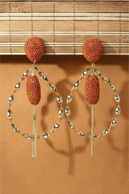 Twin Infinity Swirl Danglers 