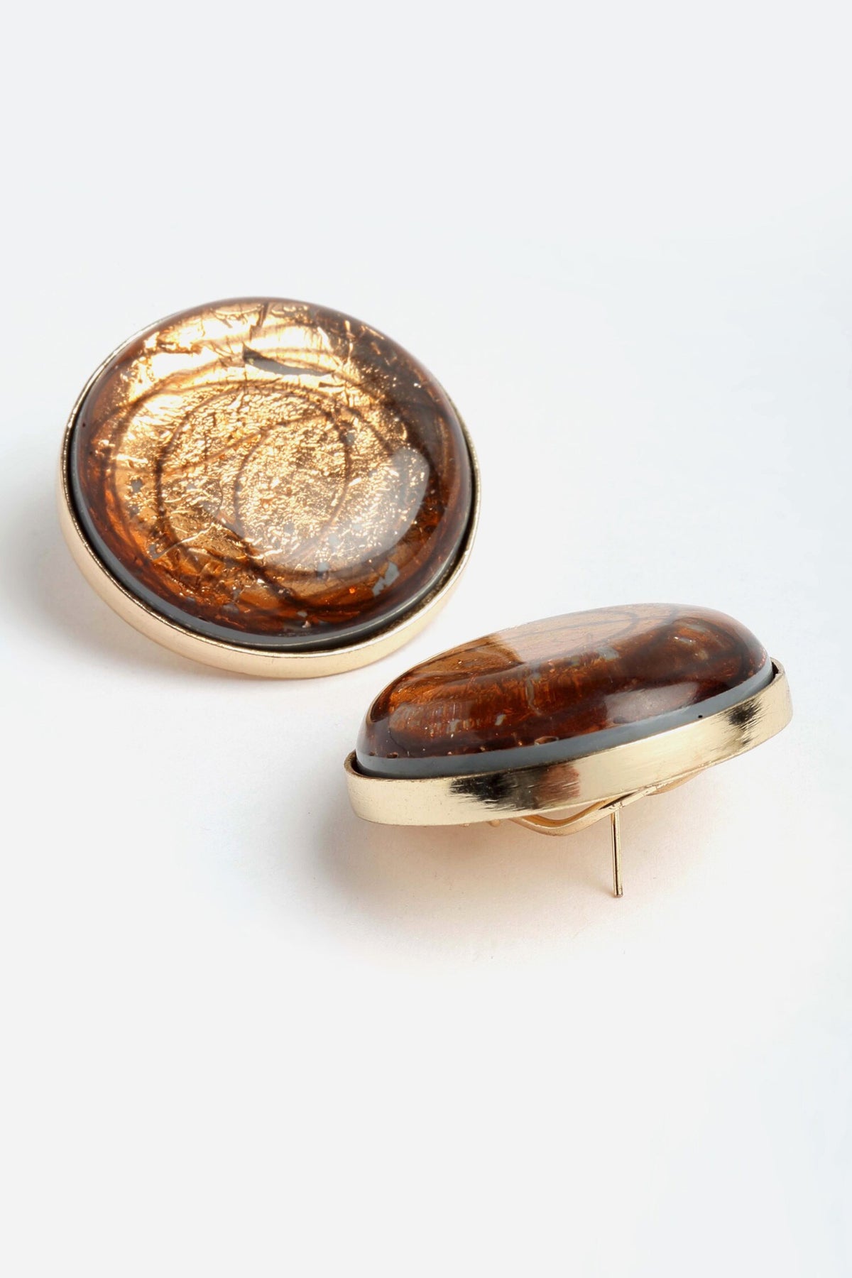 Copper Foil & Wire Work Resin Studs 