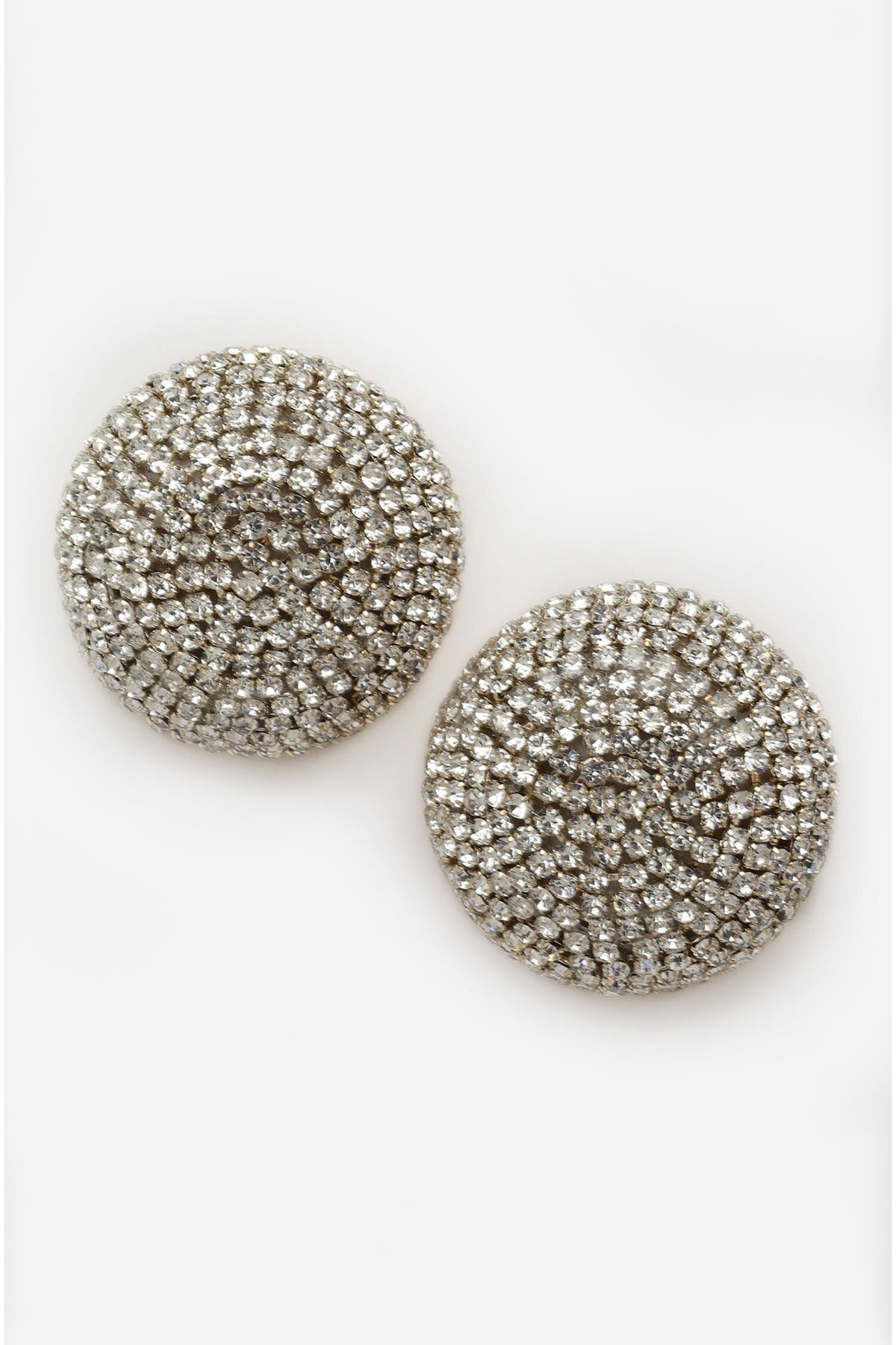 Swirl Crystal Studs 