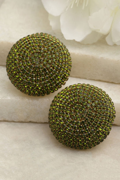 Crystal Embellished Stud Earrings 