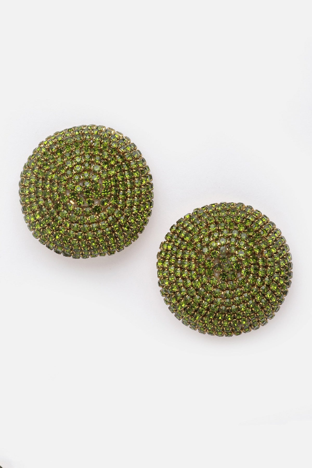 Crystal Embellished Stud Earrings 