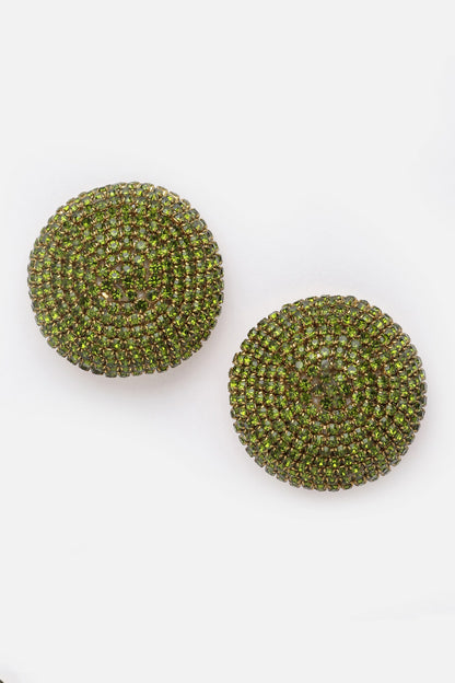 Crystal Embellished Stud Earrings 