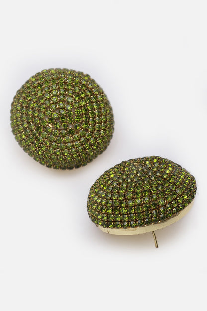 Crystal Embellished Stud Earrings 