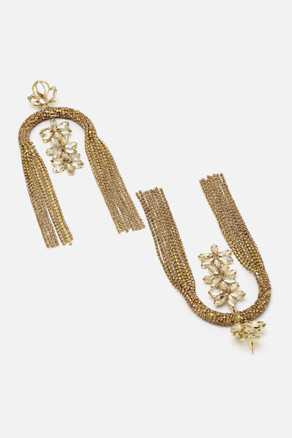 Upside Down U Shaped Dangler Earrings 