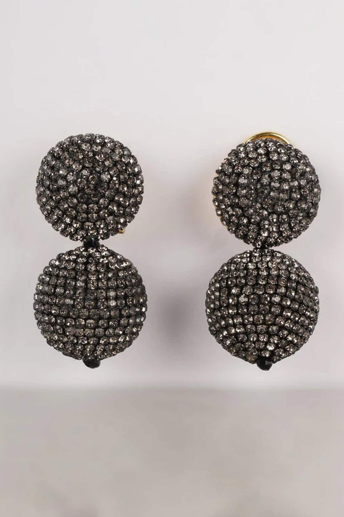 Crystal Embellished Round Studs 