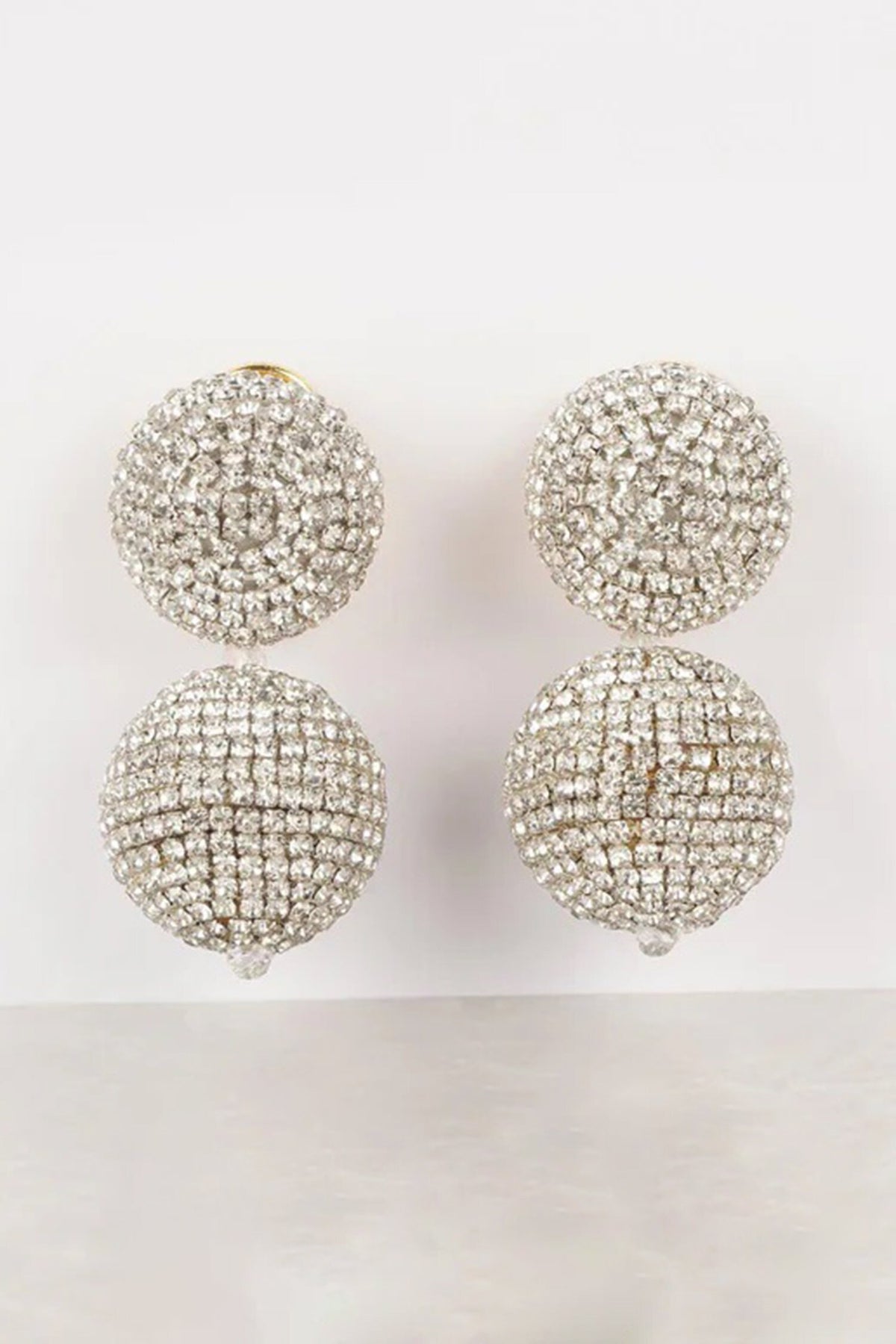 Crystal Embellished Round Studs 