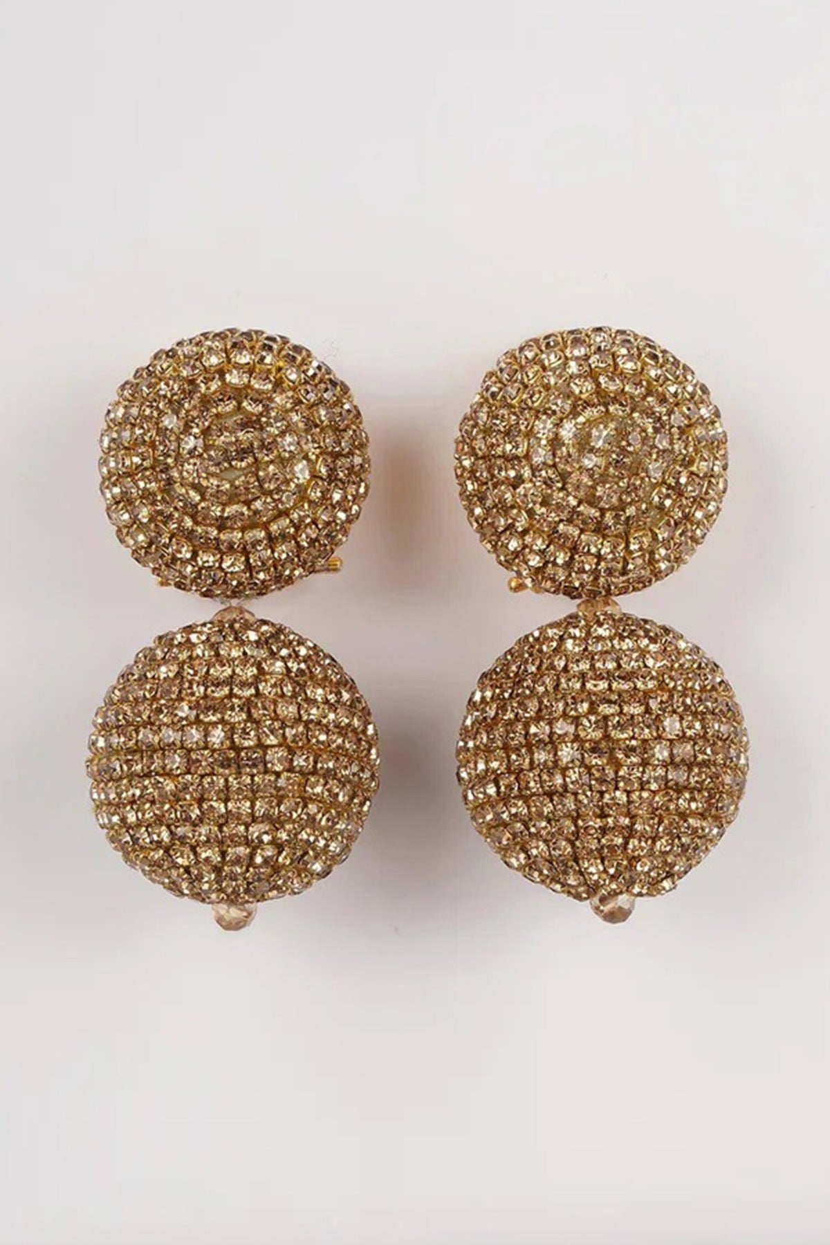 Crystal Embellished Round Studs 
