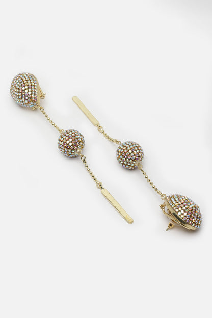 Aurora Borealis Crystal Drop Earrings 