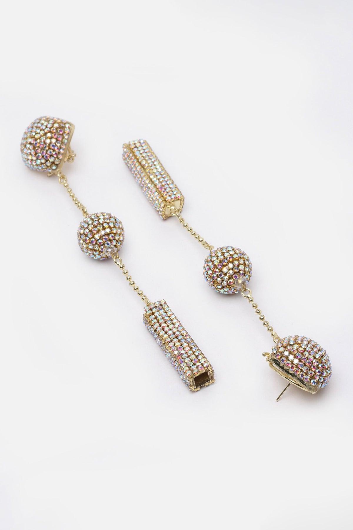 Ball Stationed Dangler Earrings 