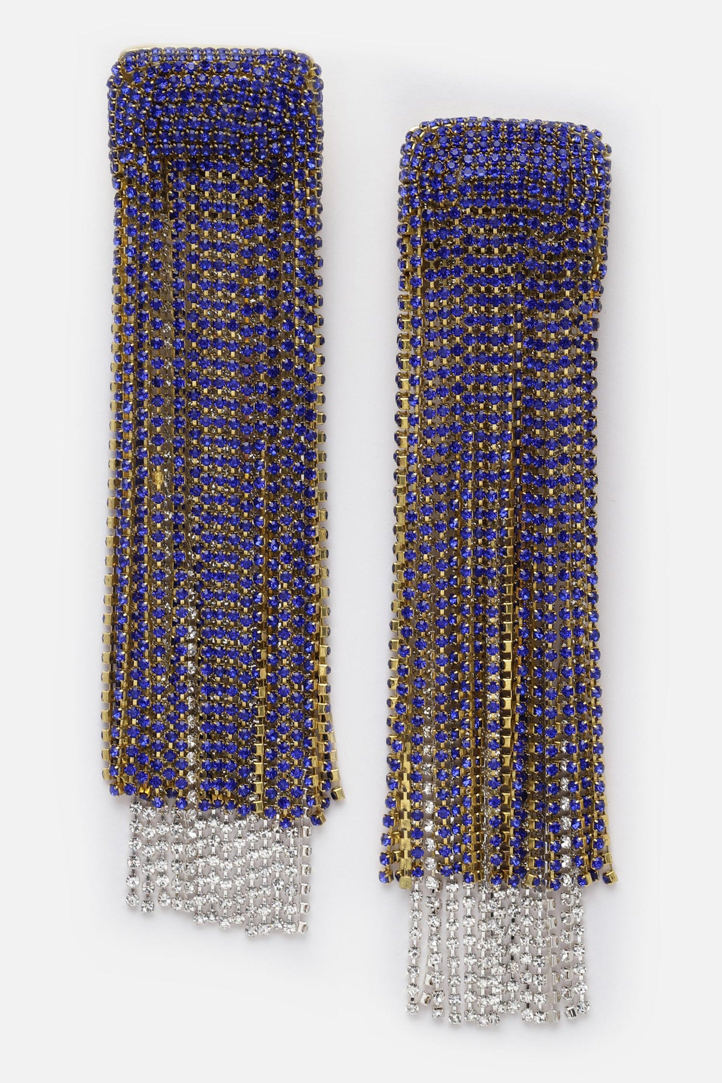 Crystal Embellished Cascading Earrings 