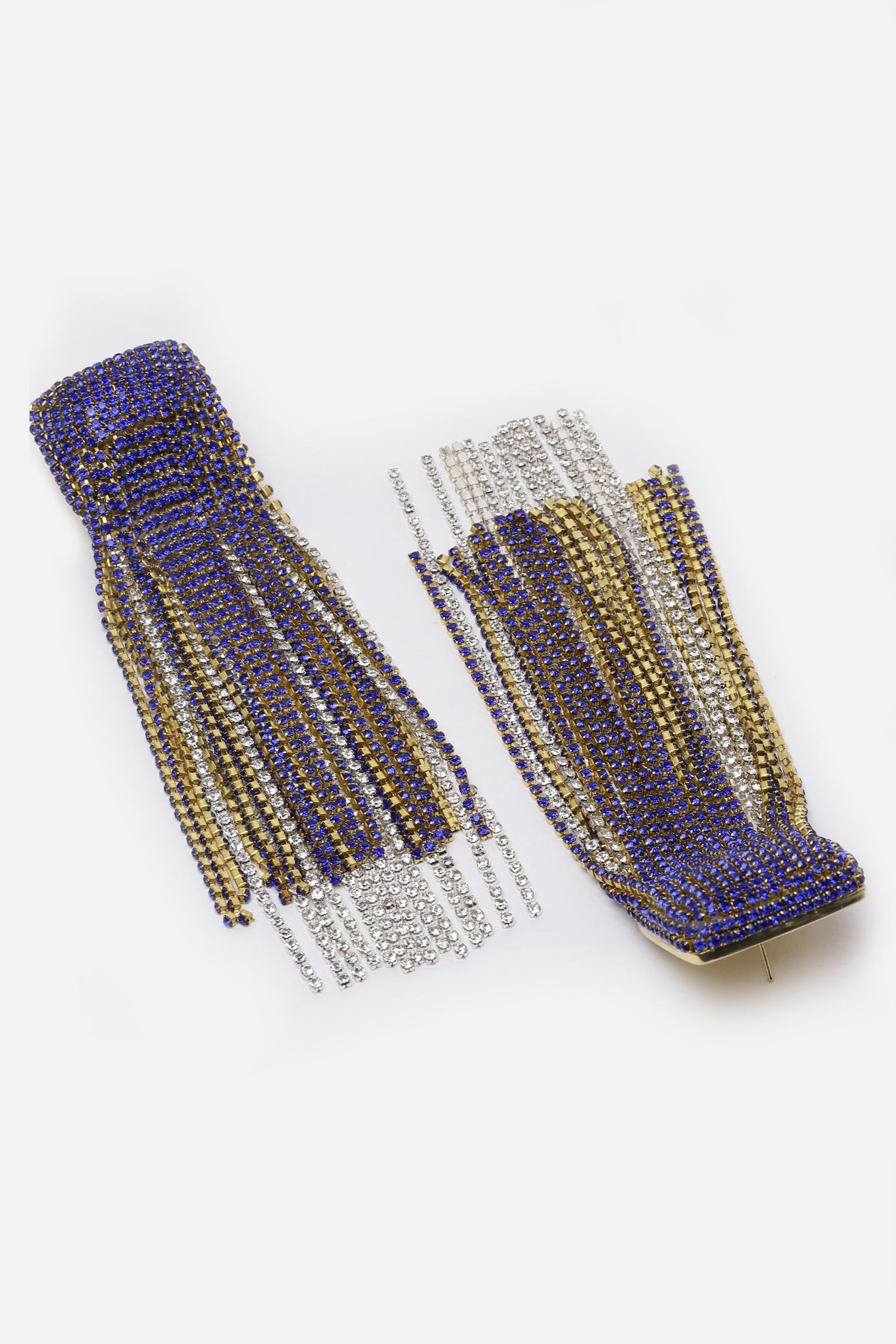 Crystal Embellished Cascading Earrings 