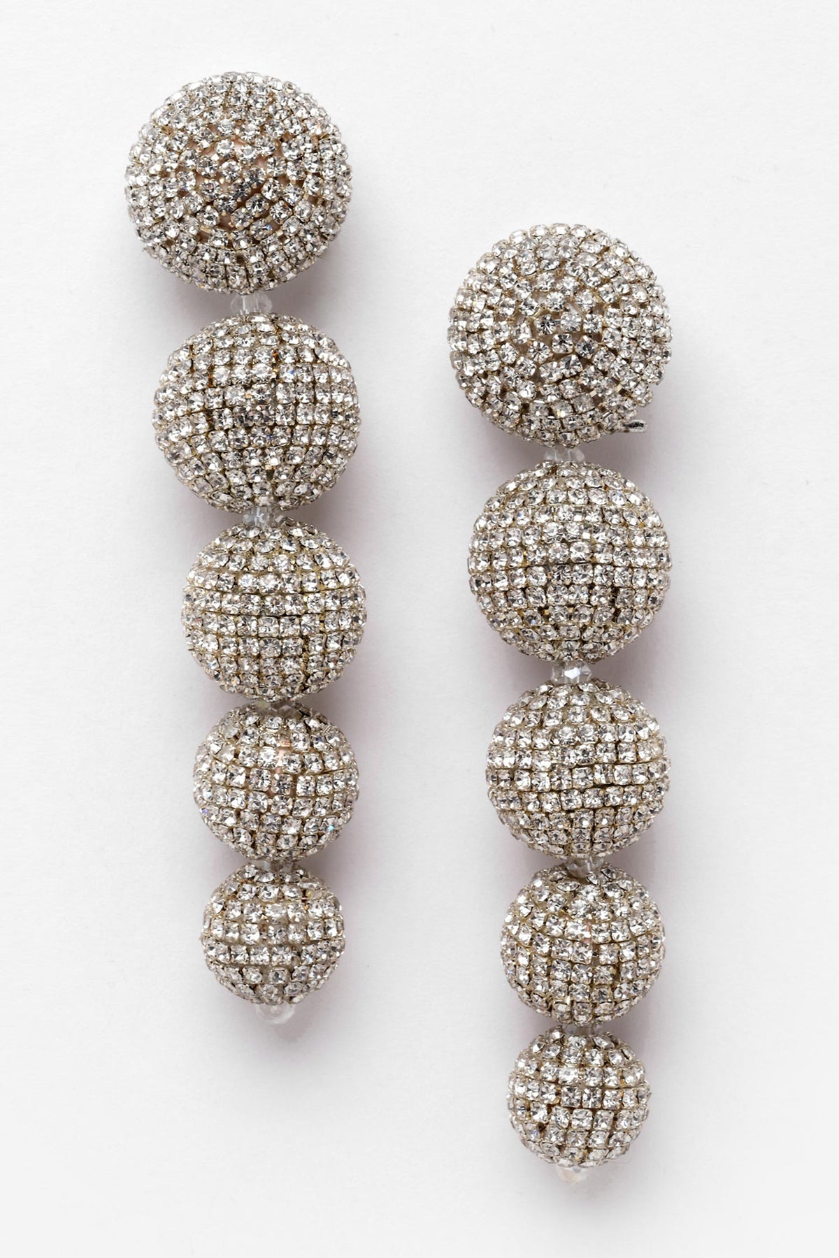 Crystal Embellished Round Studs 