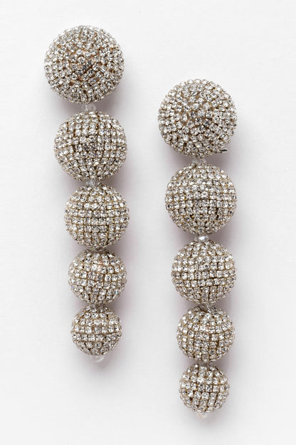 Crystal Embellished Round Studs 