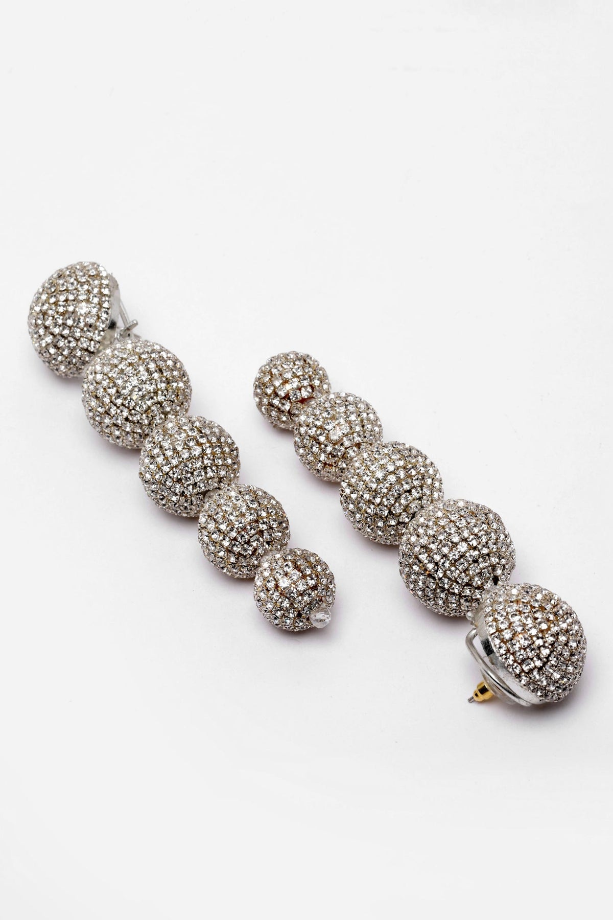 Crystal Embellished Round Studs 