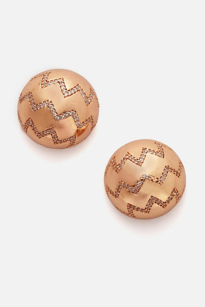 Zircon Stone Embellished Studs 