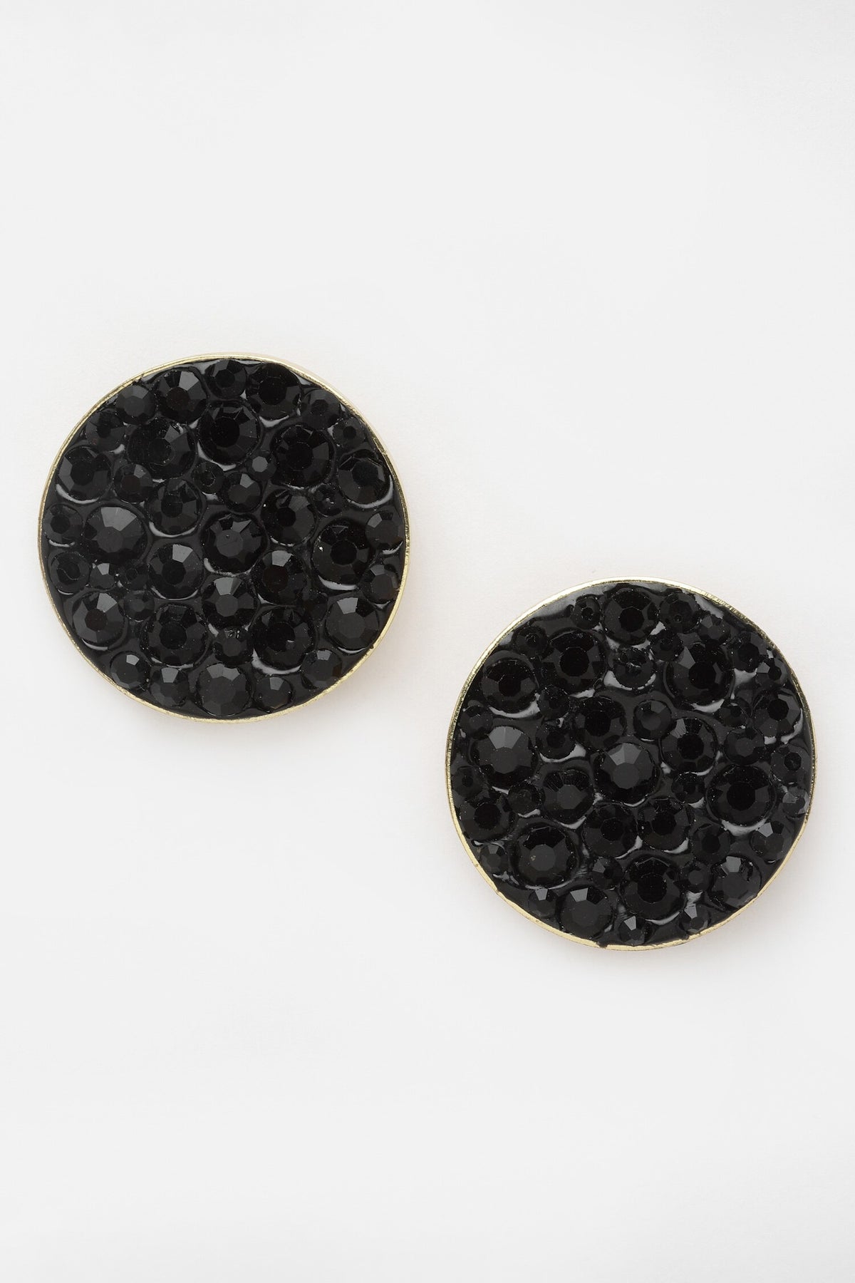 Crystal Embellished Round Studs 