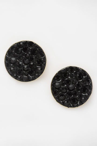 Crystal Embellished Round Studs 