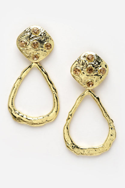 Crystal Embellished Round Studs 