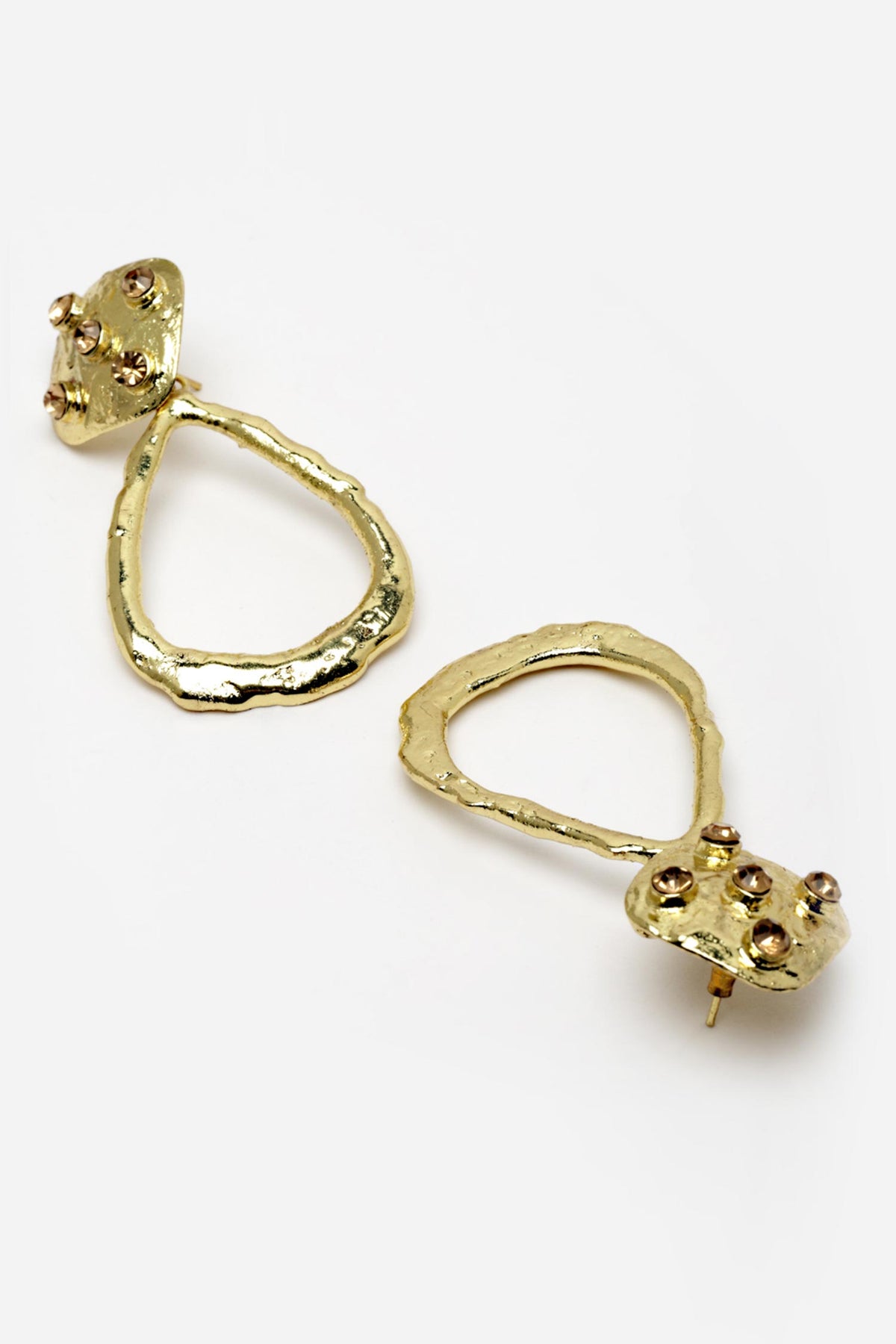 Crystal Embellished Round Studs 