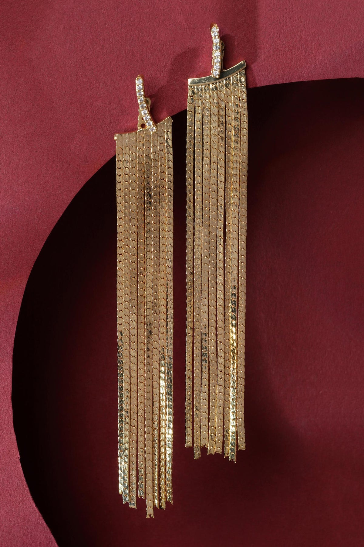 Chain Tassel Earrings 
