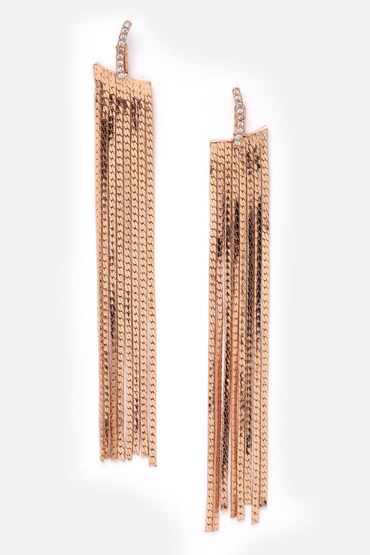 Tasselled Chain Earrings 