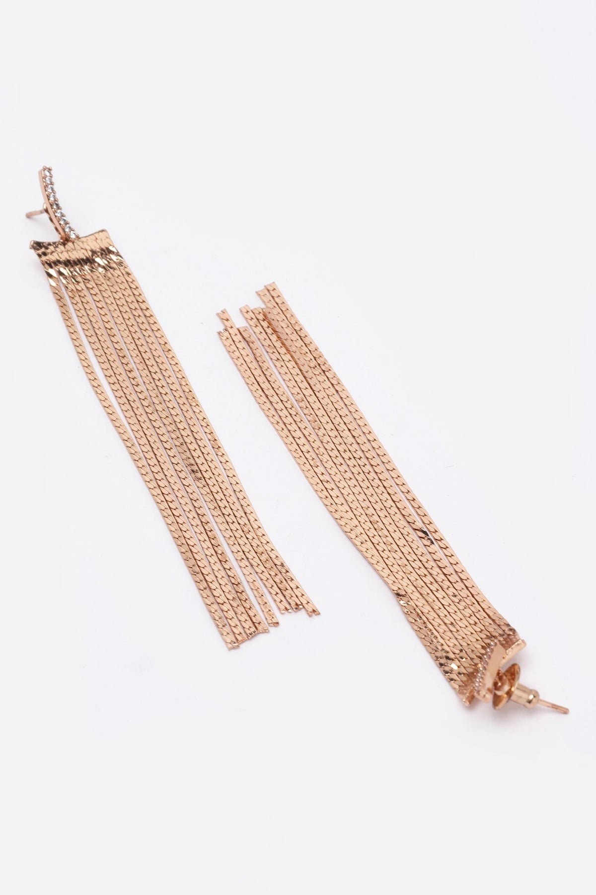 Tasselled Chain Earrings 