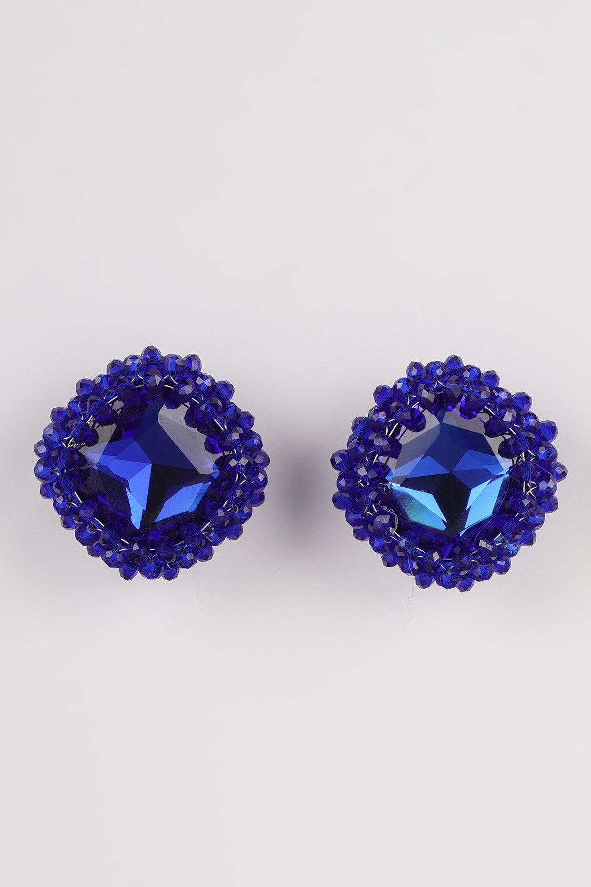 Crystal Embellished Stud Earrings 