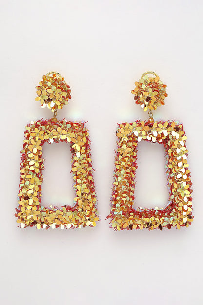 Sequin Embellished Dangler Earrings 