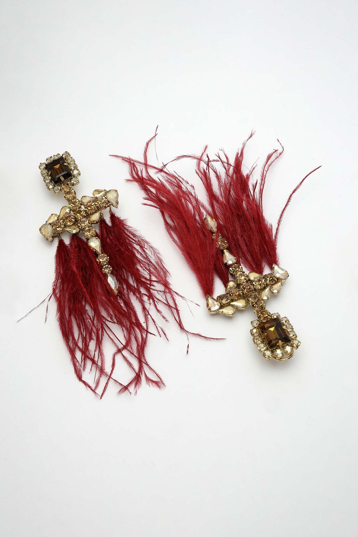 Feather Dangler Earrings 