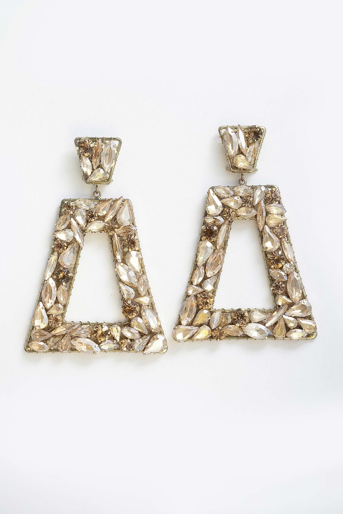 Trapezoidal Frame Earrings 