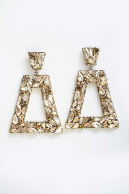 Trapezoidal Frame Earrings 
