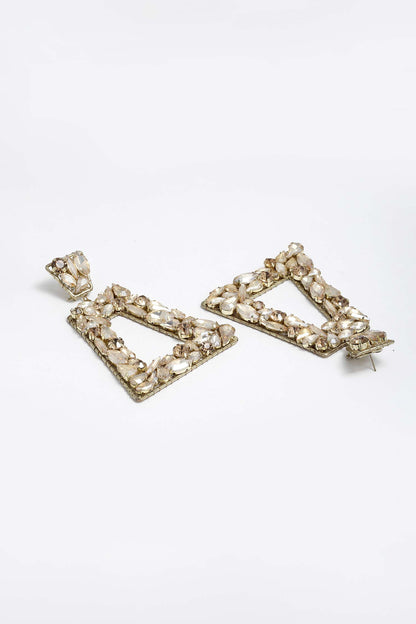 Trapezoidal Frame Earrings 