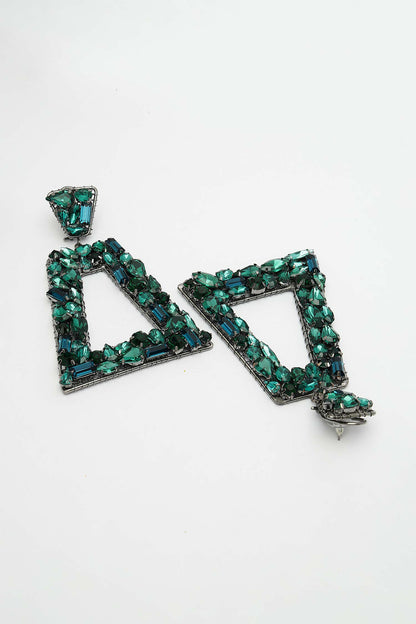 Trapezoidal Open Frame Earrings 