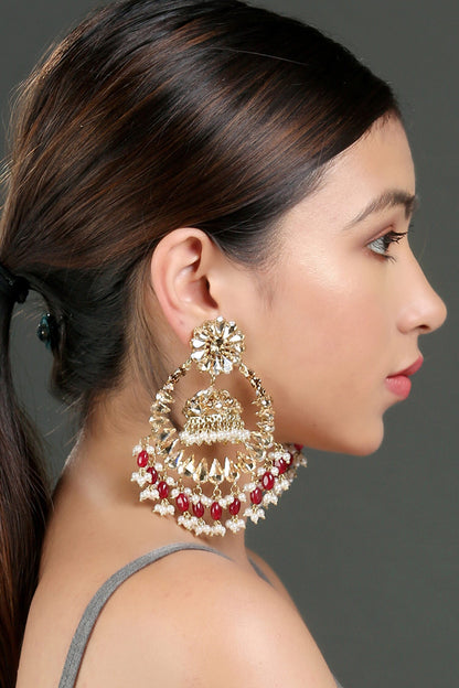 Chandelier Jhumka Earrings 