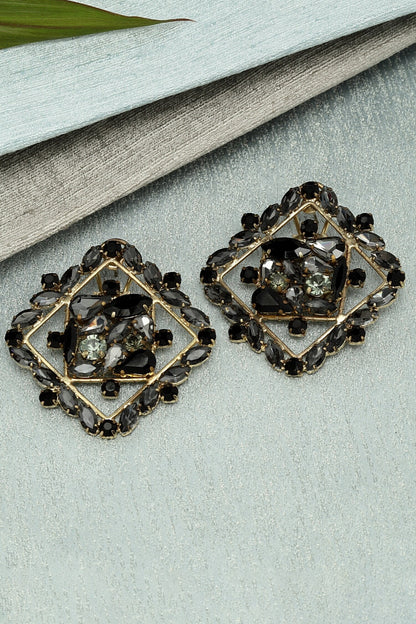Diamond Carved Studs 