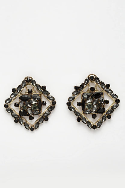 Diamond Carved Studs 