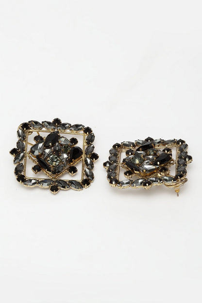 Diamond Carved Studs 