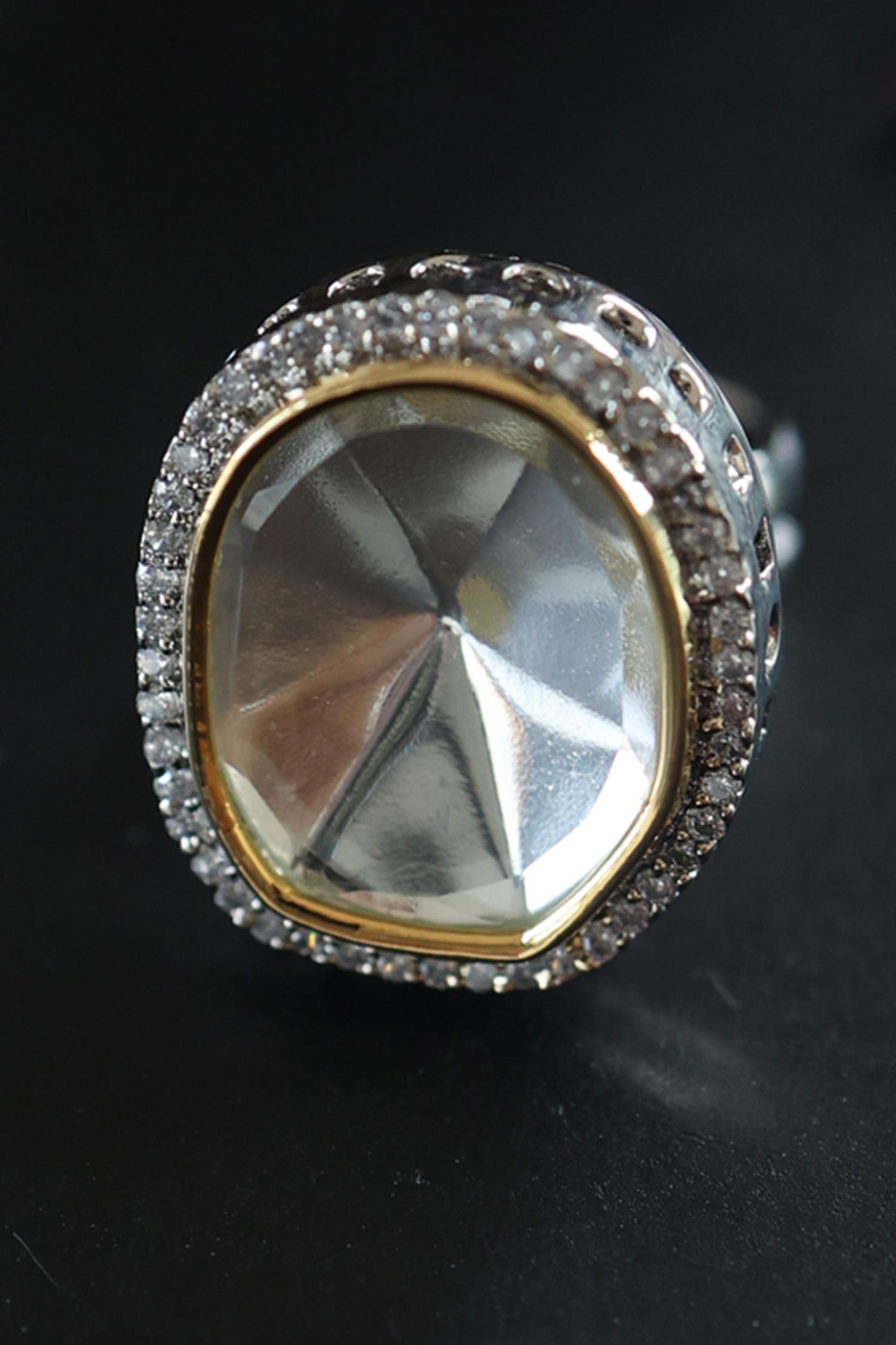 Polki Studded Ring 