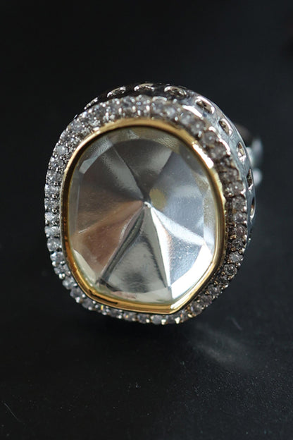 Polki Studded Ring 