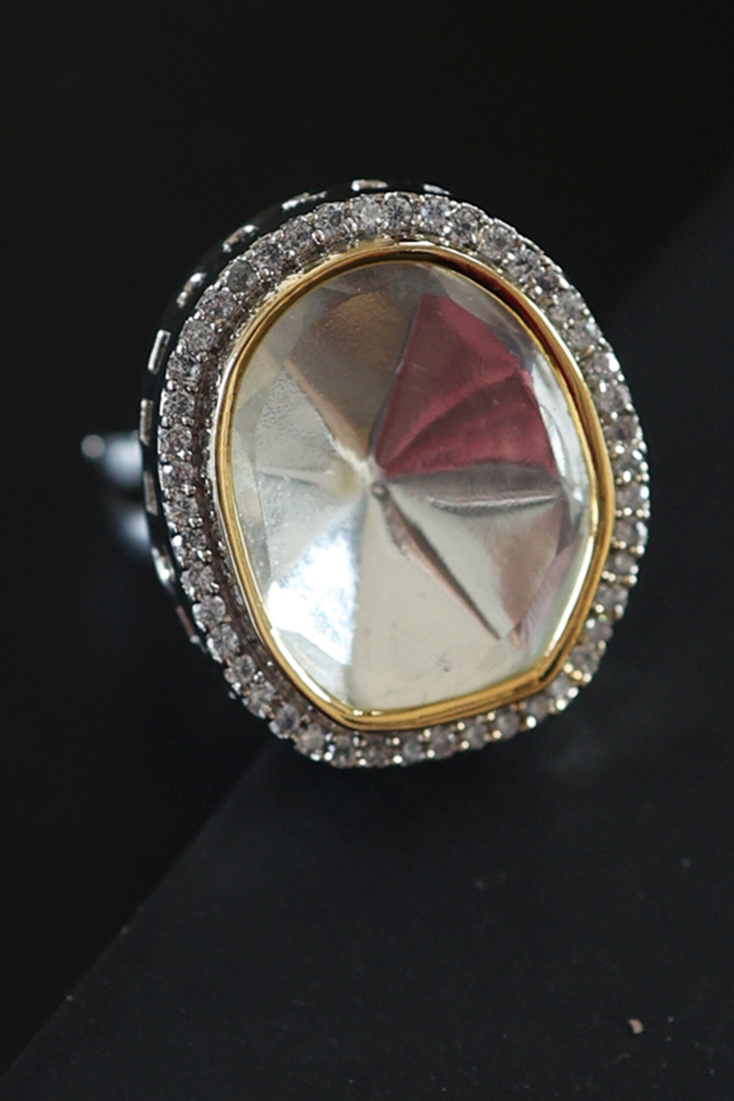 Polki Studded Ring 